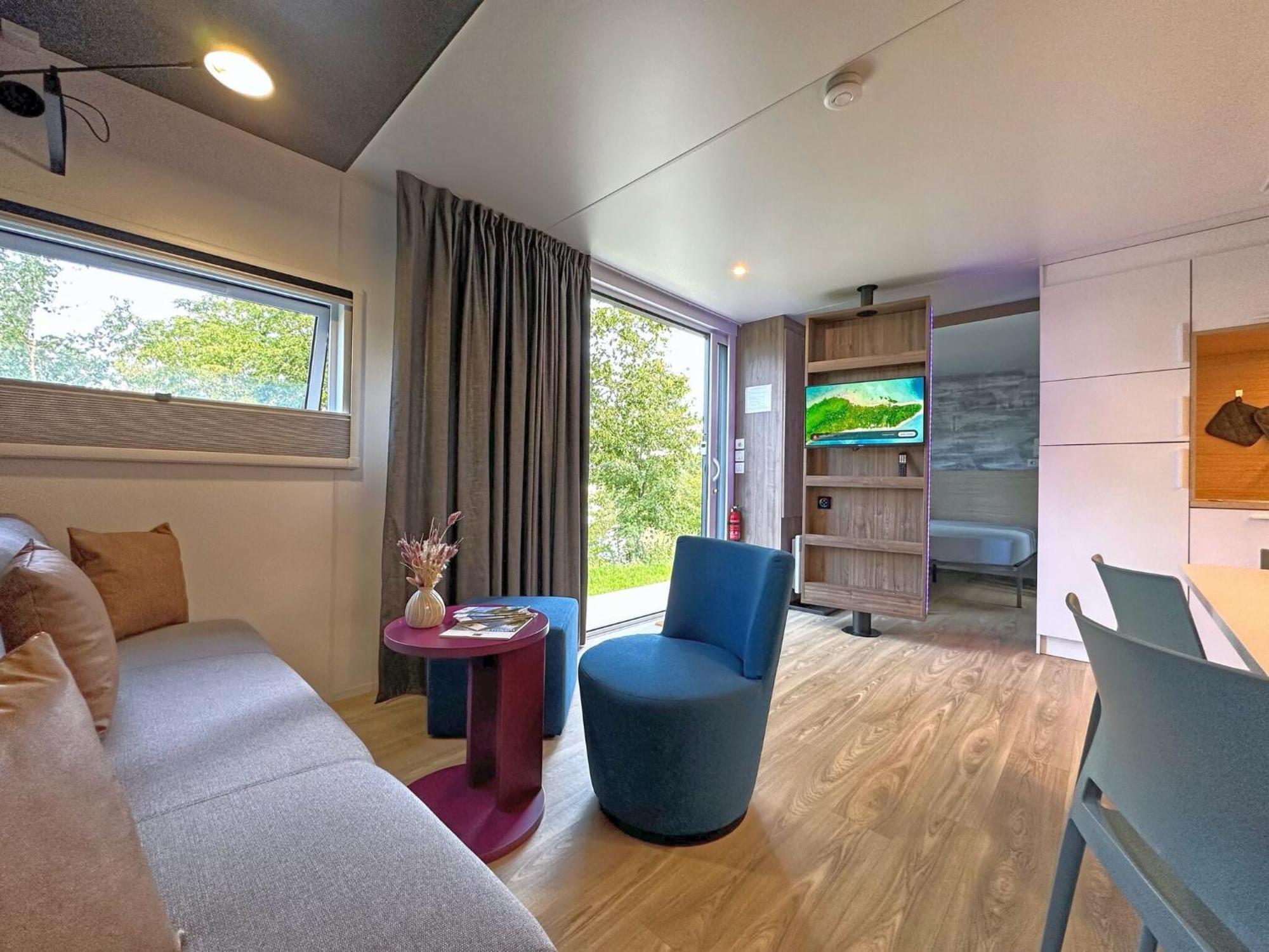 Feriendorf Seeblick - Tinyhouse Direkt Am See نينبورغ فورم والد المظهر الخارجي الصورة