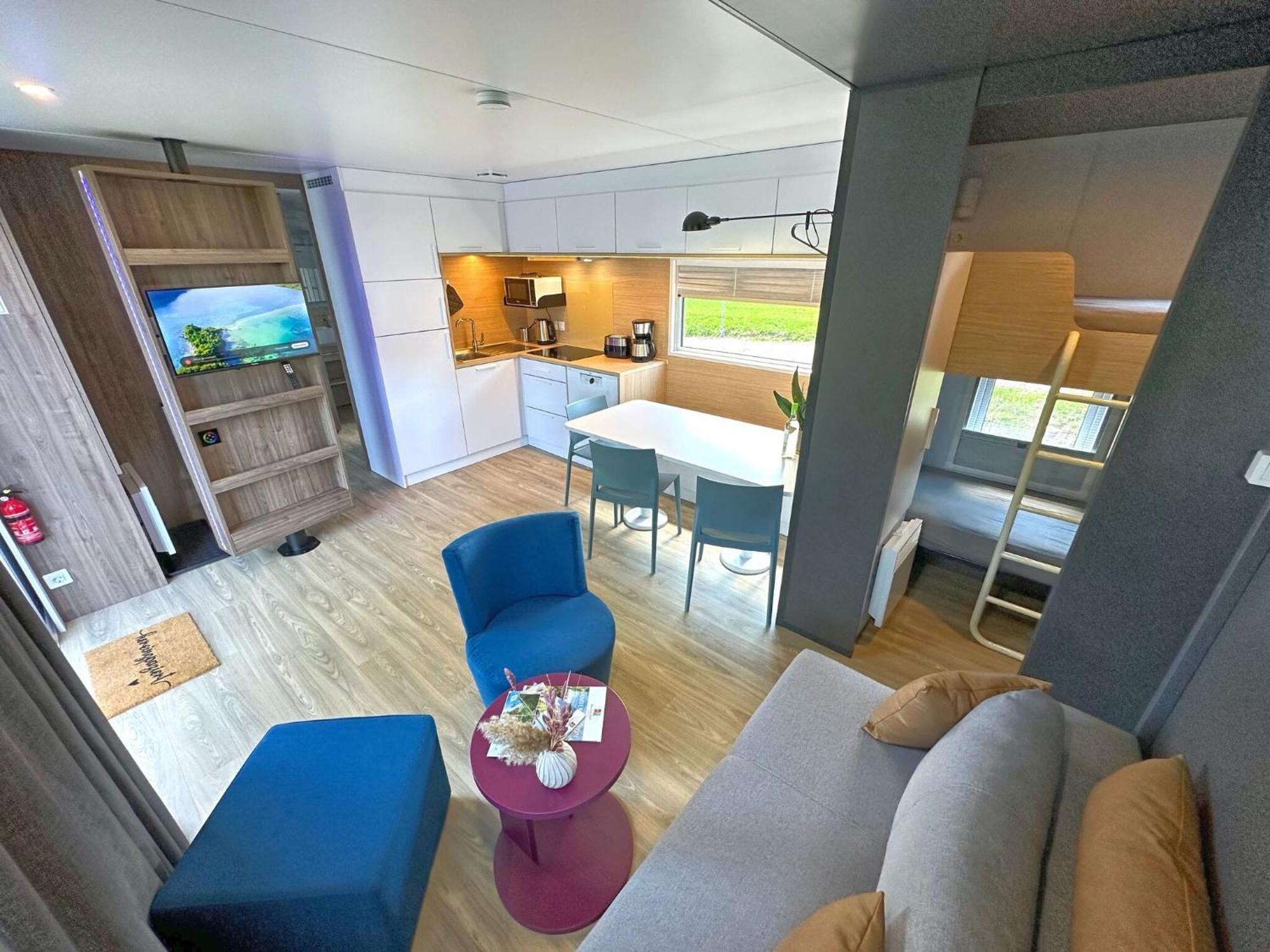 Feriendorf Seeblick - Tinyhouse Direkt Am See نينبورغ فورم والد المظهر الخارجي الصورة